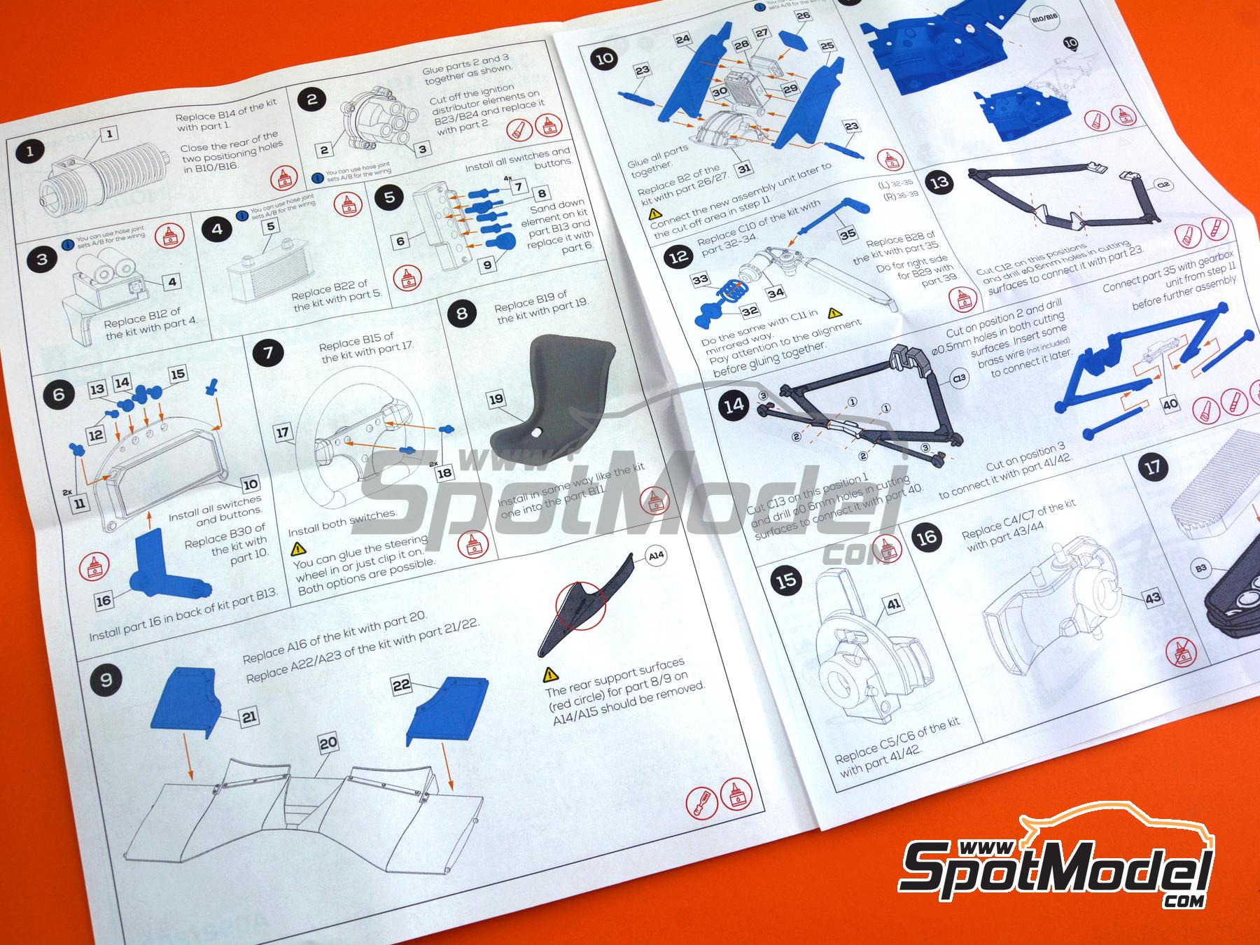 Stone Models A092/2024: Detail up set 1/20 scale - Jordan Ford 191